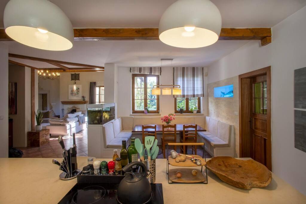 7 Bedroom Secluded Villa Close To Prague Říčany 外观 照片